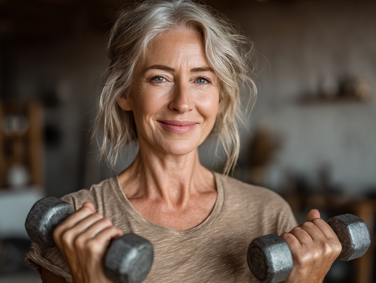 Група людей старшого віку відзначає свої спортивні досягнення