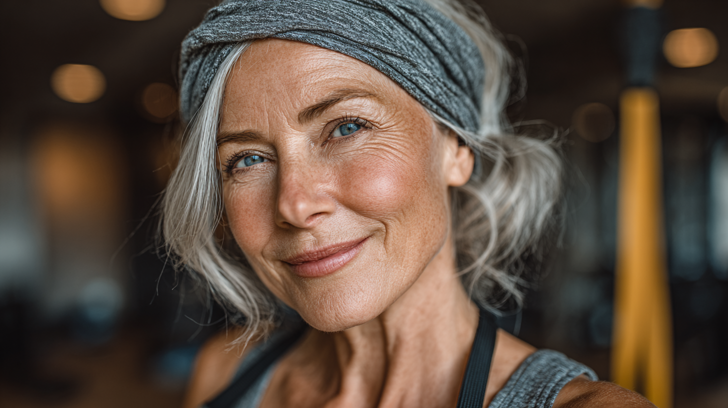 Різновікові люди святкують свої досягнення в фітнесі разом з інструкторами